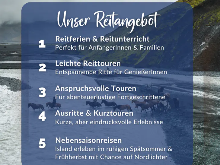 Reiten auf Island