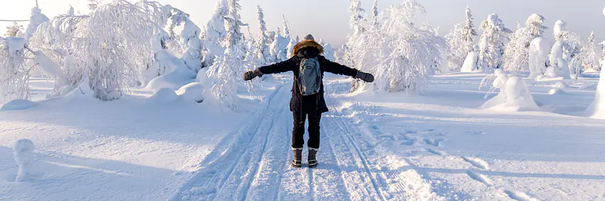 Winterwundermärchen im hohen Norden