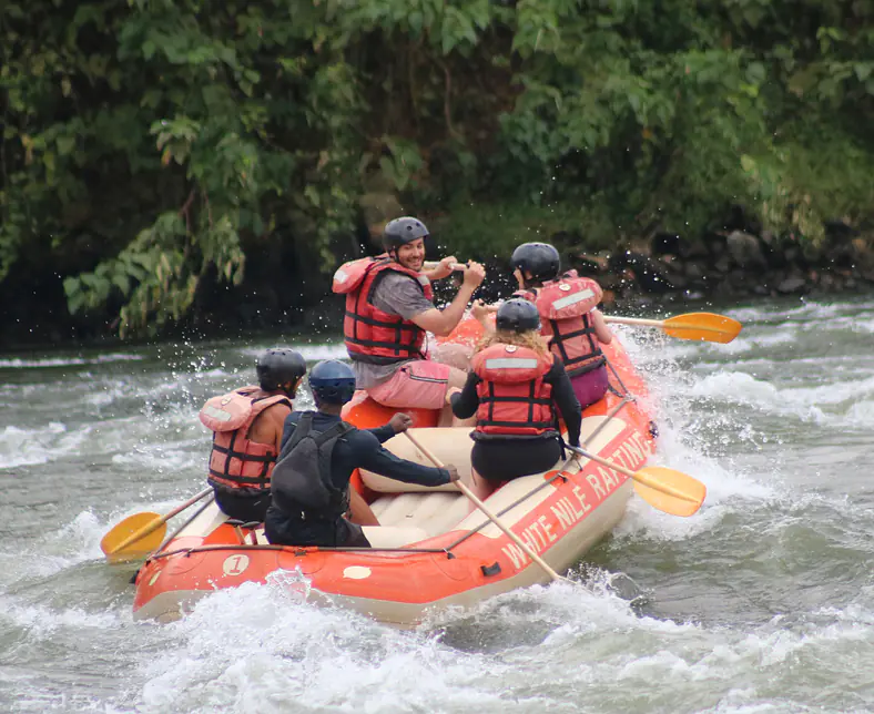 White Water Rafting Along the  River Nile.JPG
